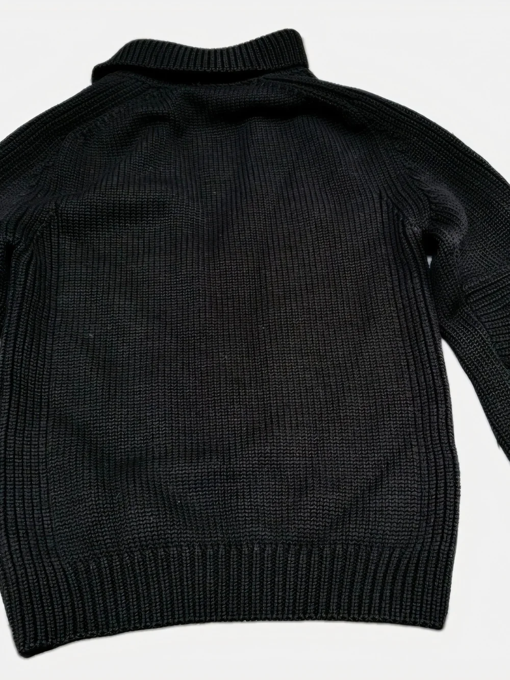Yves Saint Laurent Rive Gauche Men's Merino Pullover Collared Vintage Sweater |S